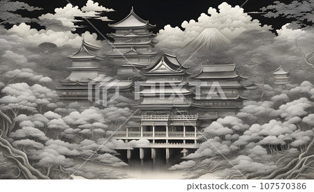 [材質] 黑板畫 [寺廟] 107570386