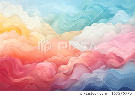 Abstract background with rainbowLGBTQ Genarative AI 107570779