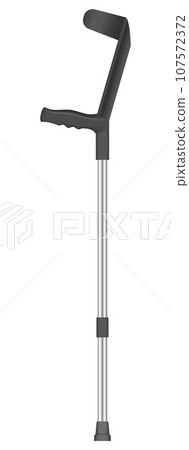 Elbow crutch icon. Realistic illustration of elbow crutch vector icon for web design isolated on white background Elbow crutch icon. Realistic illustration of elbow crutch vector icon for web design isolated on white background 107572372