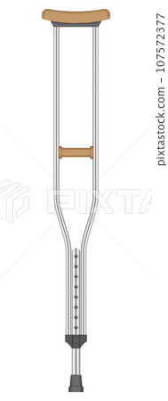 Crutch icon. Realistic illustration of crutch vector icon for web design isolated on white background Crutch icon. Realistic illustration of crutch vector icon for web design isolated on white background 107572377