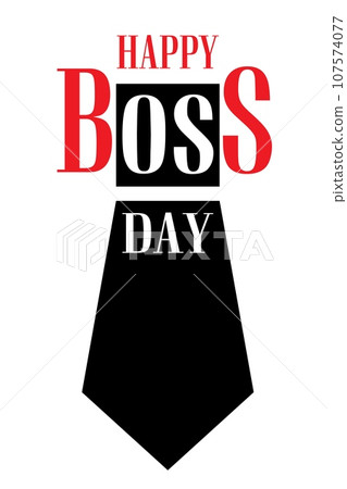 Boss Day concept background. Cartoon illustration of Boss Day vector concept background for web design 107574077