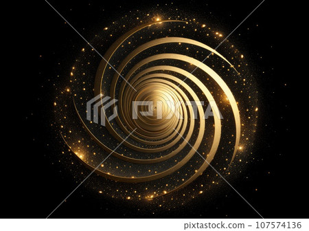 A view from space to a spiral galaxy and stars. Universe filled with stars, nebula and galaxy. AI Generative. A view from space to a spiral galaxy and stars. Universe filled with stars, nebula and galaxy. AI Generative. 107574136