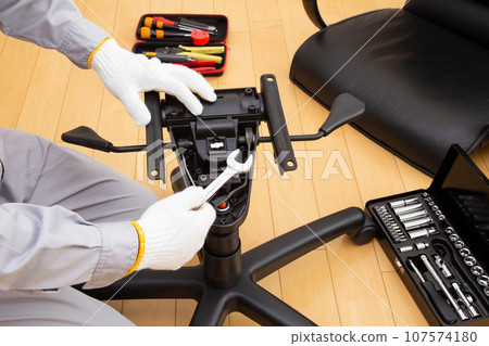 Chair repair maintenance care image Chair repair maintenance care image 107574180