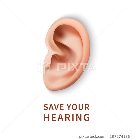 International ear care day concept background. Realistic illustration of international ear care day vector concept background for web design International ear care day concept background. Realistic illustration of international ear care day vector concept background for web design 107574186