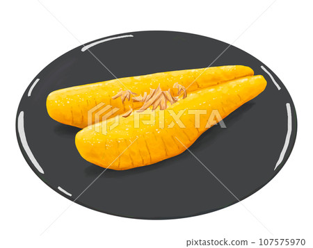 Herring roe, Kazunoko, Osechi, New Year, New Year, Happy New Year, New Year's card, Lucky charm, Illustration, New Year's card material, New Year's plate, Lacquer Herring roe, Kazunoko, Osechi, New Year, New Year, Happy New Year, New Year's card, Lucky charm, Illustration, New Year's card material, New Year's plate, Lacquer 107575970