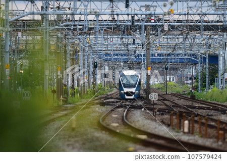 Tokaido Line Kamakura (passenger freight) railroad crossing 107579424
