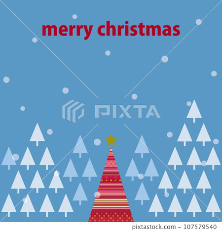 Merry Christmas Christmas tree Merry Christmas Christmas tree 107579540