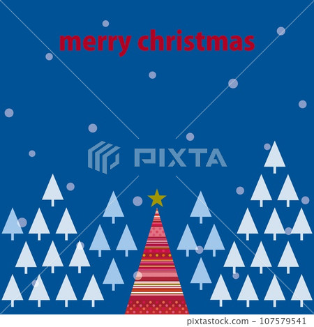 Merry Christmas Christmas tree Merry Christmas Christmas tree 107579541