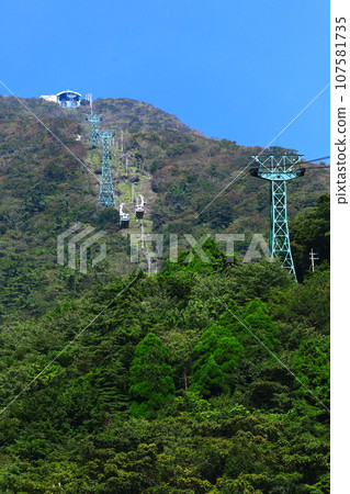 [Oita Prefecture] Beppu Ropeway in sunny weather (Tsurumi-dake) 107581735