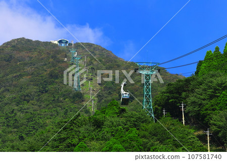 [Oita Prefecture] Beppu Ropeway in sunny weather (Tsurumi-dake) 107581740