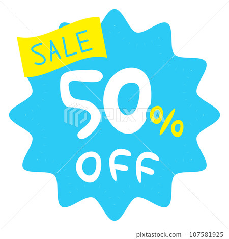 50% OFF sale icon 50% OFF sale icon 107581925