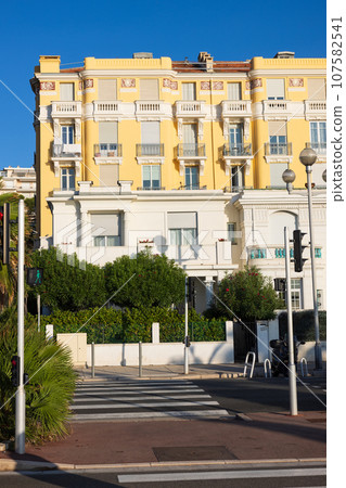 Morning landscape in Nice, France 107582541