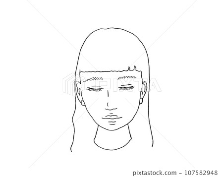 在睫毛沙龍做睫毛嫁接的女孩 107582948