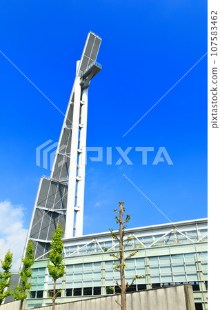 [大分縣] 別府環球塔（別府會議中心）的晴空 107583462