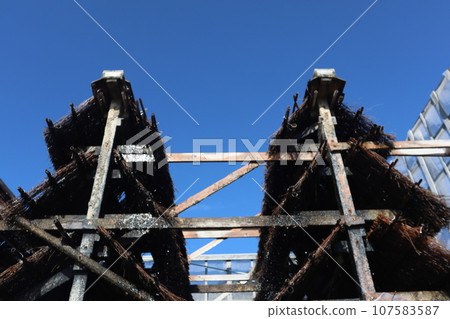 Chita, Minamichita, Mihama-cho, floating-style branched salt fields, sea bathing, tourist destination, sea, eye-opening 107583587