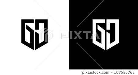Modern and strong GJ logo design Modern and strong GJ logo design 107583765