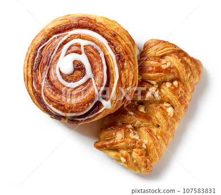 freshly baked pastries 107583831