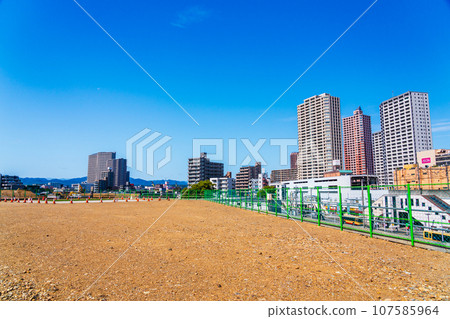 神奈川縣相模原市，正在施工的直線中央新幹線神奈川縣站 107585964