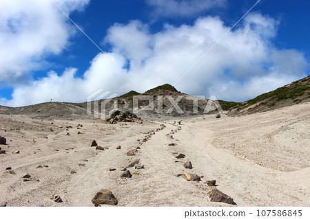 Ura desert Mt. Tenjo trekking Kozushima, Izu Islands 107586845