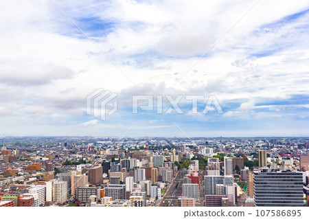 [Sendai City] Scenery to the east from the AER observation terrace 107586895