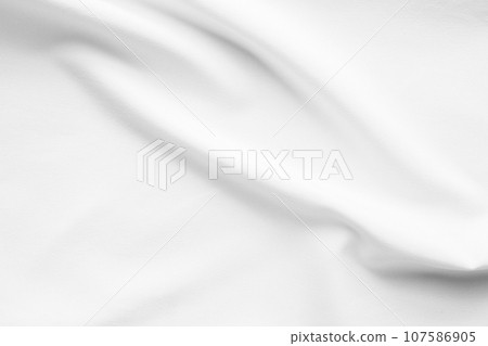 White fabric smooth texture surface background White fabric smooth texture surface background 107586905