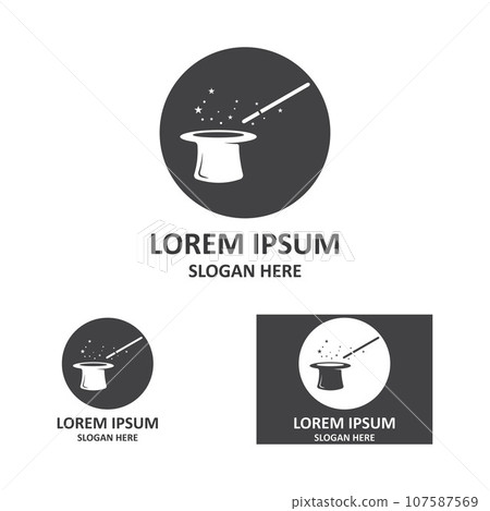 magic wand icon logo vector illustration design template magic wand icon logo vector illustration design template 107587569