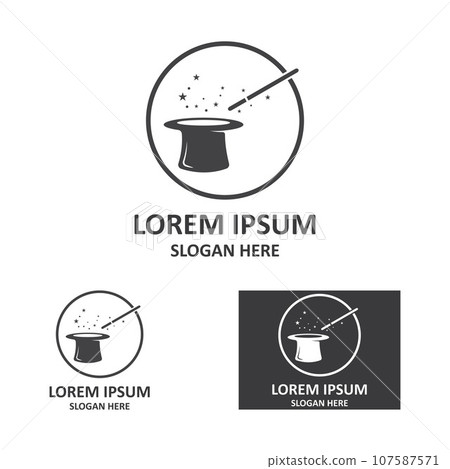 magic wand icon logo vector illustration design template magic wand icon logo vector illustration design template 107587571