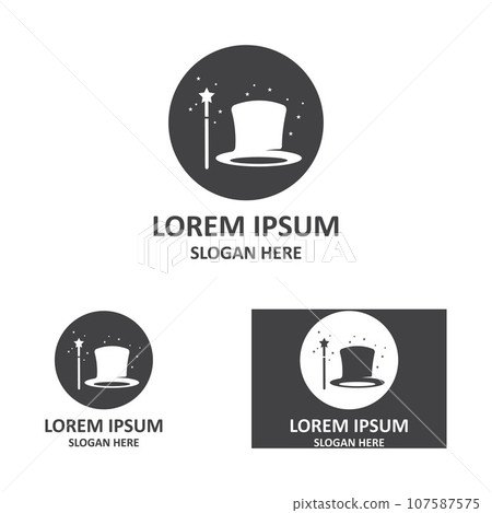 magic wand icon logo vector illustration design template magic wand icon logo vector illustration design template 107587575