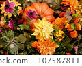 萬聖節七彩花朵 107587811