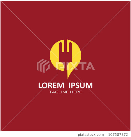 spoon,fork,and knife icon logo vector design template spoon,fork,and knife icon logo vector design template 107587872