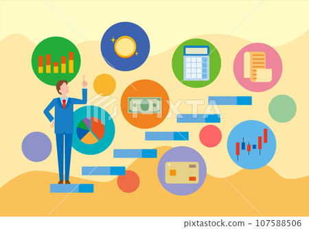 金融知識的圖像說明 金融知識的圖像說明 107588506