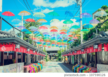 Pinko Umbrella Sky [Saku Naritasan Yakushiji Temple Approach] 107590126