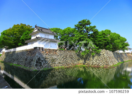 [Oita Prefecture] Clear skies at Oita Funai Castle Taira Yagura (Oita Castle Ruins Park) 107590259