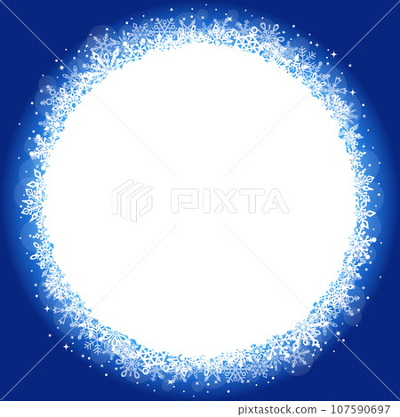 精美雪花相框系列_blue_square 10 精美雪花相框系列_blue_square 10 107590697