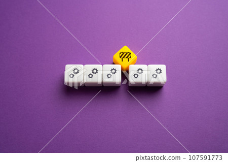 Suspend the production process. Invent technological solutions and remove restrictions. Blocking further work. Being stopped. Reveal the hidden barriers that hold back progress. Overcome the obstacle. 107591773