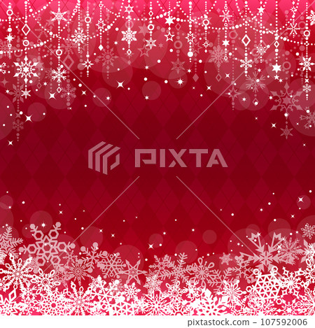 Delicate snowflake frame_check red_square 12 Delicate snowflake frame_check red_square 12 107592006