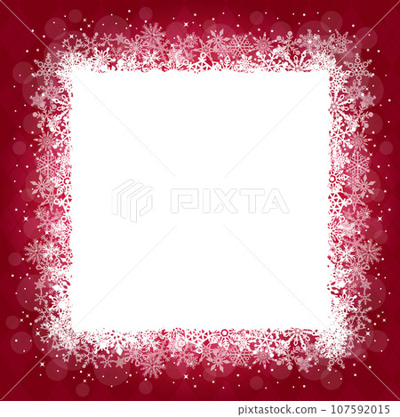 精緻雪花frame_check red_square 9 精緻雪花frame_check red_square 9 107592015