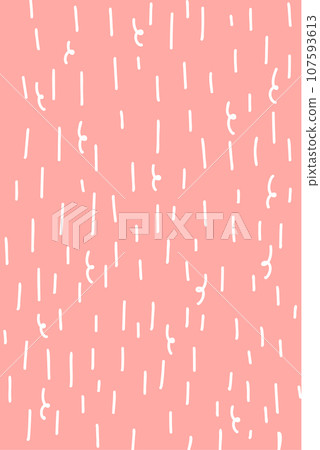 Handwritten doodle style background (red) 107593613
