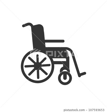 Wheelchair icon Wheelchair icon 107593653