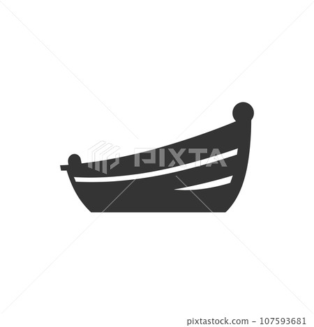 Small boat icon Small boat icon 107593681