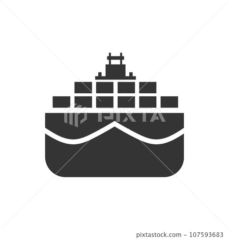 Container ship icon Container ship icon 107593683