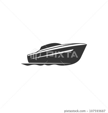 Speed boat icon Speed boat icon 107593687