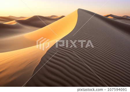 A Mesmerizing Tapestry of Sand and Hills 107594091