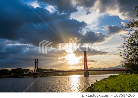 Morning at Kitagatako Lakeside Park and Iris Bridge, a place of relaxation in northern Fukui Prefecture | Awara City, Fukui Prefecture Morning at Kitagatako Lakeside Park and Iris Bridge, a place of relaxation in northern Fukui Prefecture | Awara City, Fukui Prefecture 107594260
