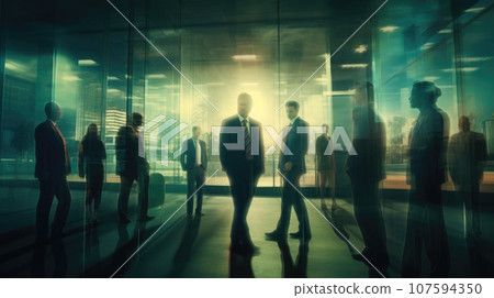 Vibrant Strobe-Lit Professionals 107594350