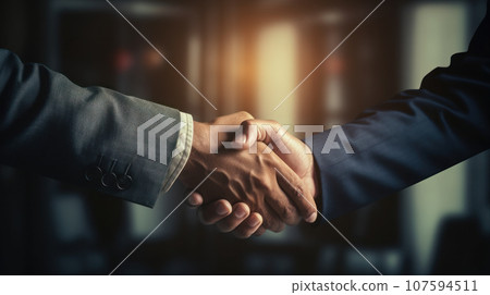 Business Successful partnership handshake Business Successful partnership handshake 107594511