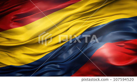 illustration of Colombia's national flag illustration of Colombia's national flag 107594520