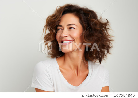 Joyful Female Portrait 107594849