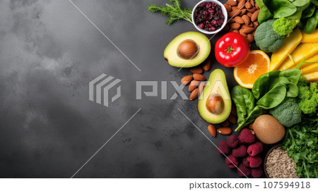 Healthy food clean eating 107594918