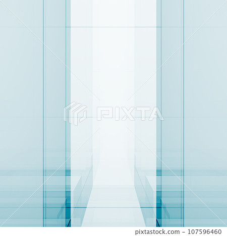 Blue transparent 3d rendering Blue transparent 3d rendering 107596460